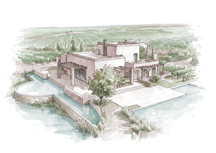 Ilustración del Rosell Boher Lodge